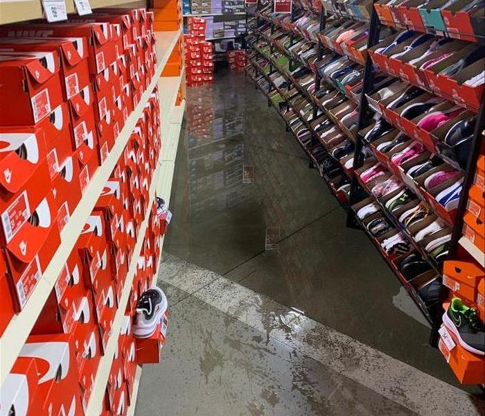 Flooded floor
